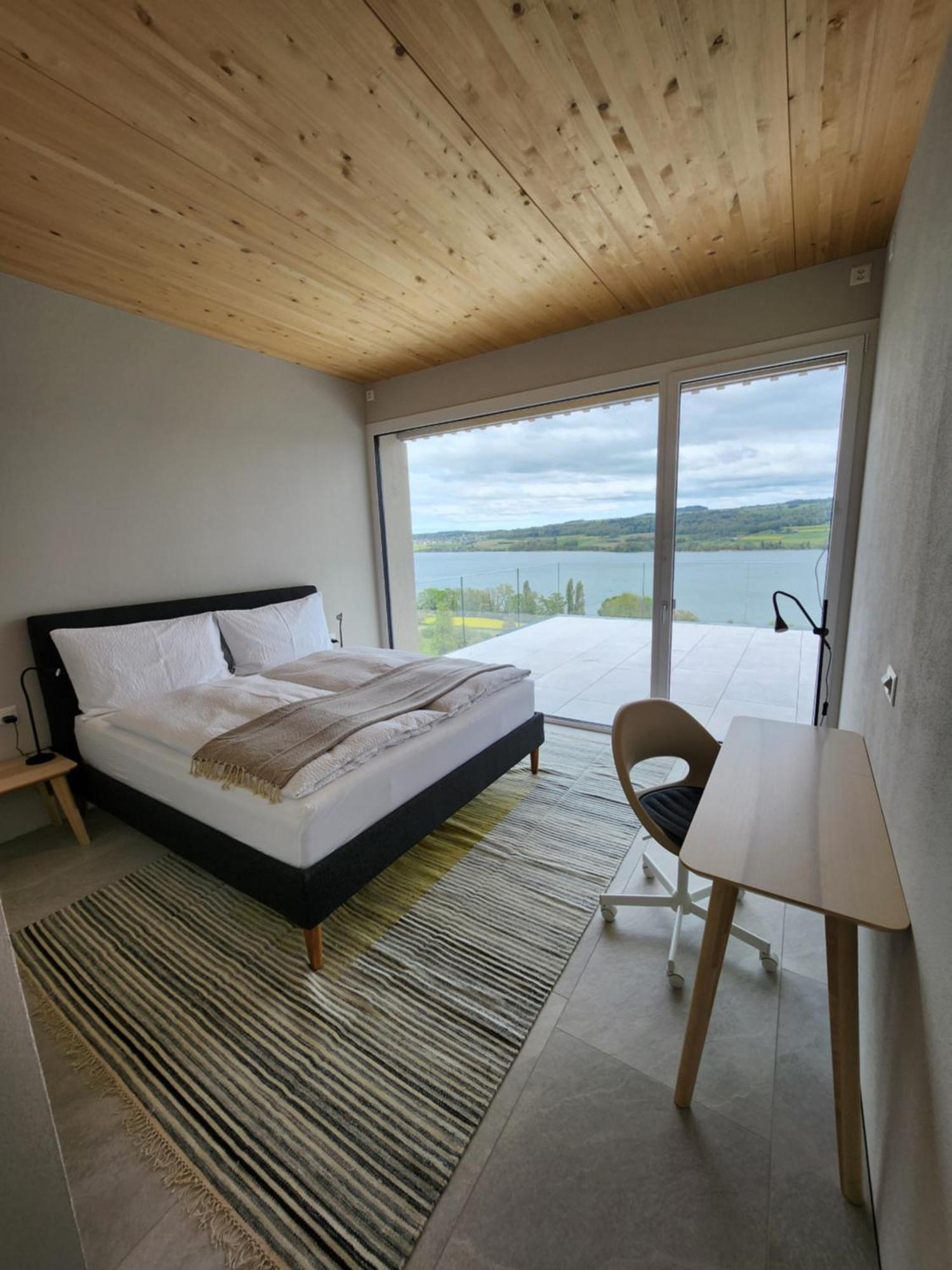 Lakeview Guest Rooms With Huge Rooftop Terrace Beinwil Exteriér fotografie