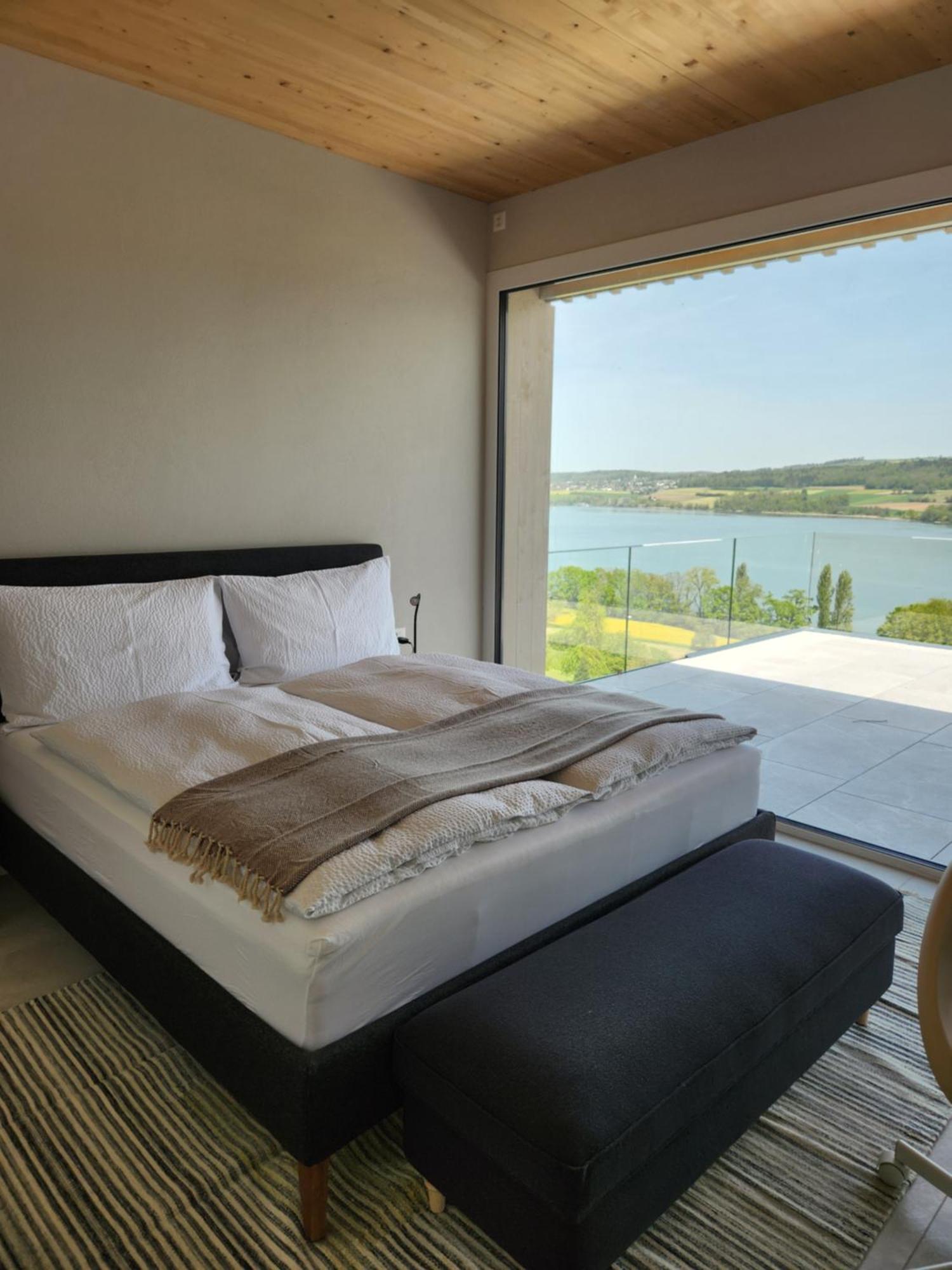 Lakeview Guest Rooms With Huge Rooftop Terrace Beinwil Exteriér fotografie